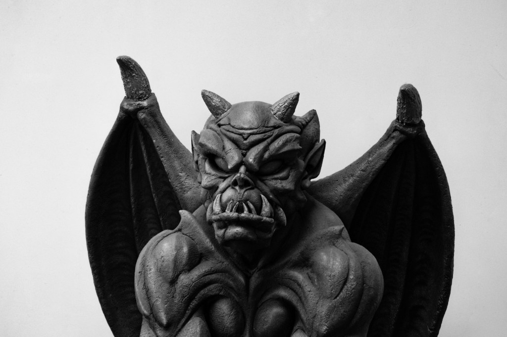 the self-doubt gargoyle on my shoulder